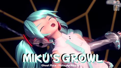 Hatsune Miku NTMIKU S GROWL Ghost Rule PV Ver By DECO 27PDAFT