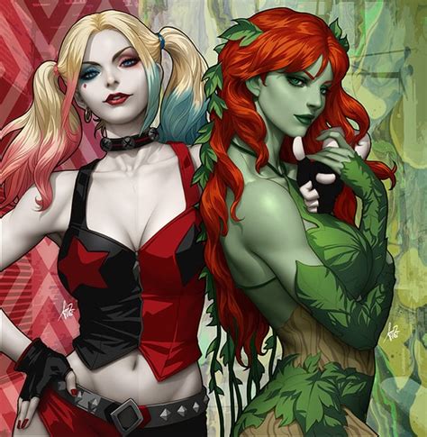 [cover] Harley Quinn Poison Ivy 1 Variant By Stanley Lau Artgerm Sep