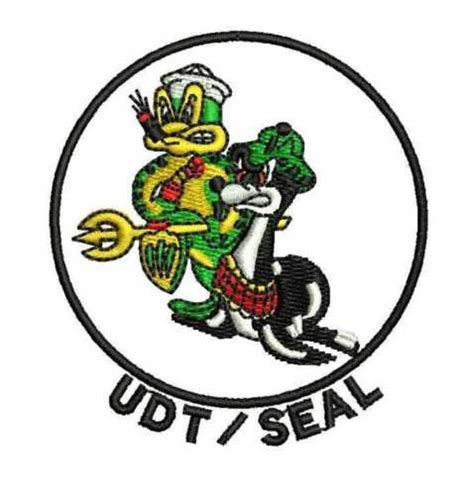 Underwater Demolition Team Udt Seal Freddie The Frog Embroidered Polo