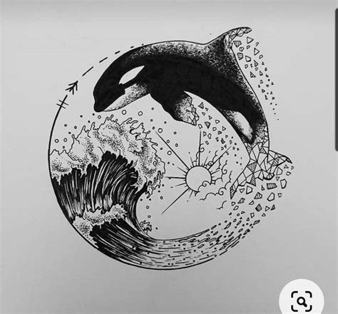 Pin On Tattoo Ideas Orca Tattoo Geometric Orca Tattoo Killer Whale