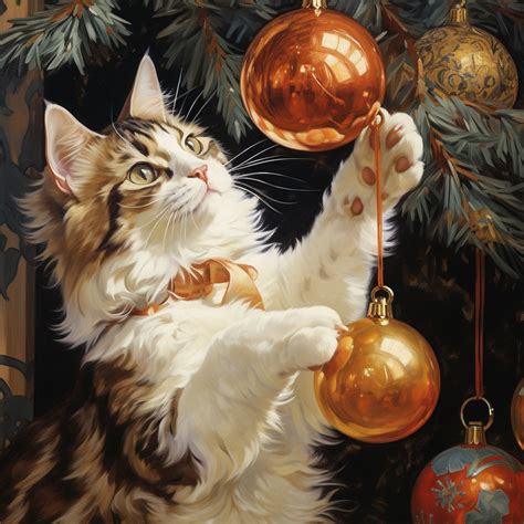 christmas tree cat friendly 1