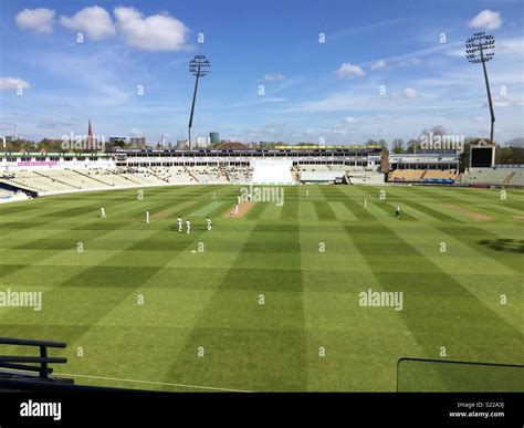 Edgbaston Cricket ground Stock Photo - Alamy