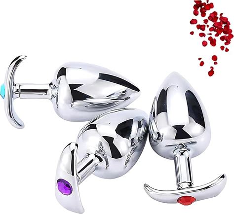 Amazon Anal Plug Trainer Sets 3PCS Stainless Steel Butt Plug Anal Expander Metal Anal
