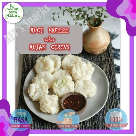 Jual Cireng Rujak Crispy Pedas Original Instan Rujak Cireng Original