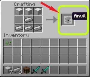 Minecraft Anvil Recipe | How To Make An Anvil Minecraft 6 | Minecraft ...