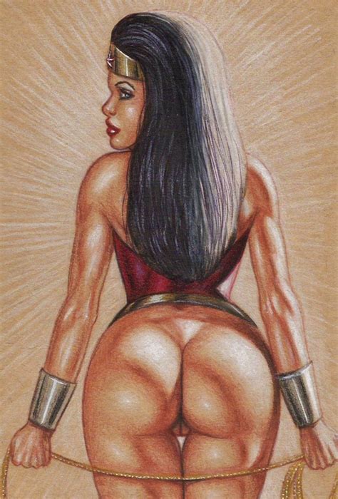 Rule 34 1girls Ass Black Hair Bubble Butt Busty Butt Dat Ass Dc Dc Comics Diana Prince