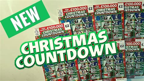 New Christmas Countdown Scratchcards Youtube