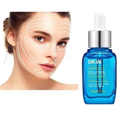 لنضارة مثالية اطلبي Farmstay Dr V8 Ampoule Solution Collagen