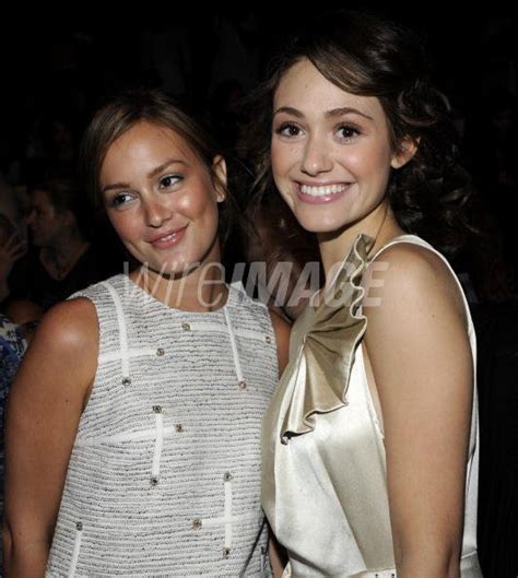 Actresses Leighton Meester And Emmy Rossum Attend 3 1 Phillip Lim