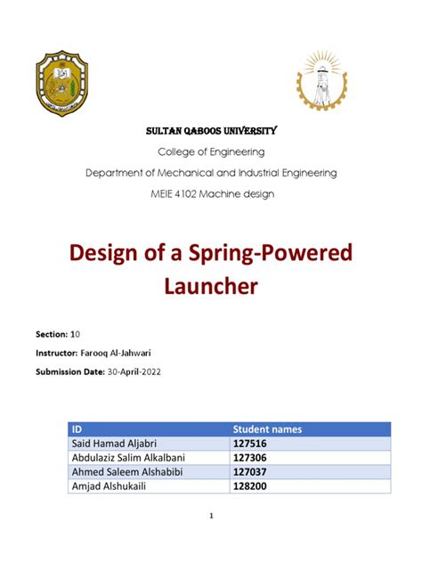 Machine Design Project | PDF | Electric Motor | Gear