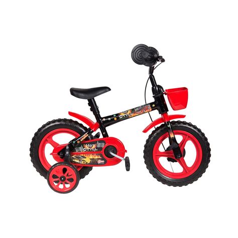 Bicicleta Infantil Hot Styll Barulho De Moto De Verdade Aro Para Meninos E Meninas