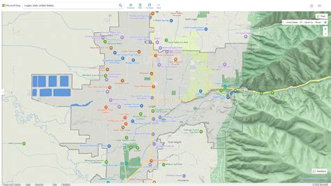 Logan Utah Map - United States