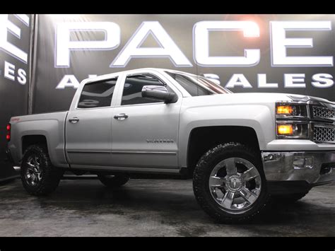 Used 2015 Chevrolet Silverado 1500 4wd Crew Cab Ltz Leveled For Sale In