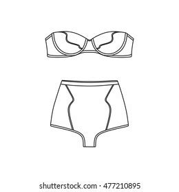 Lingerie Bras Panties Sexy Lingerie Pantie Stock Vector Royalty Free 521211010