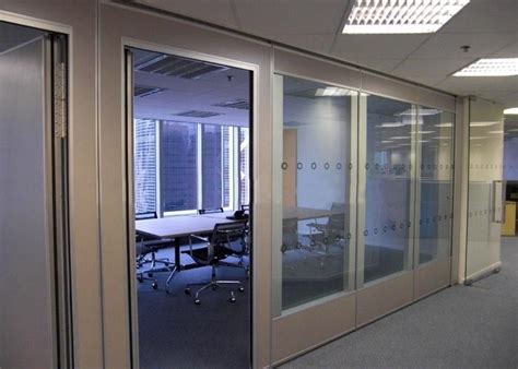 Office Glass Partition Walls Sliding Glass Partitions For Exhibition Centers