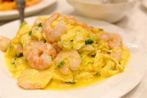 Taiwanese Scrambled Egg With Shrimp Cantonese Food Taiwanese Food