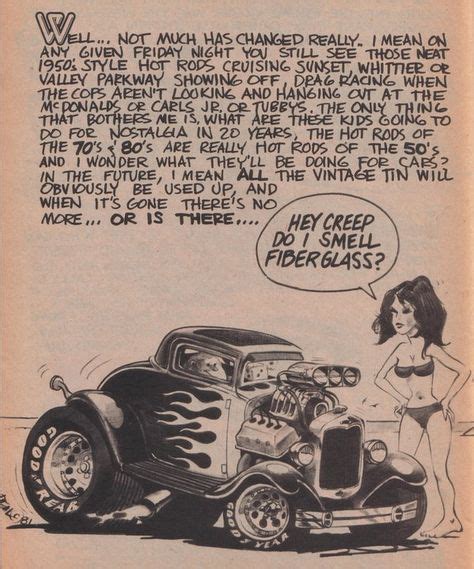 CARtoons Magazine History Of Hot Rodding Cartoons Magazine Cartoon Car Art