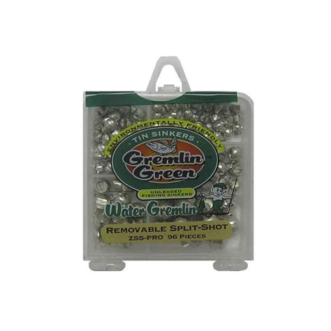 Water Gremlin Pro Pack Tin Removable Split Shot Sinkers Assorted