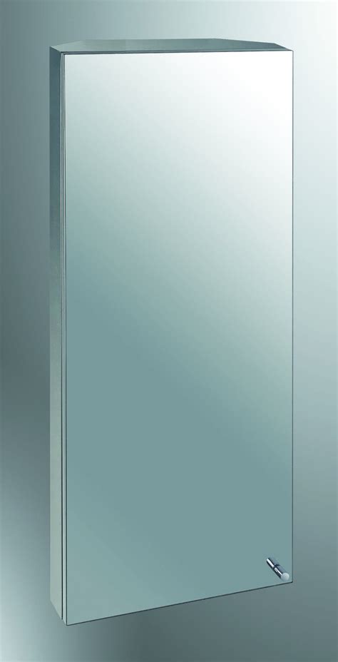 Ketcham Stainless Steel Corner Medicine Cabinet With Satin Finish Cmc 1333 S