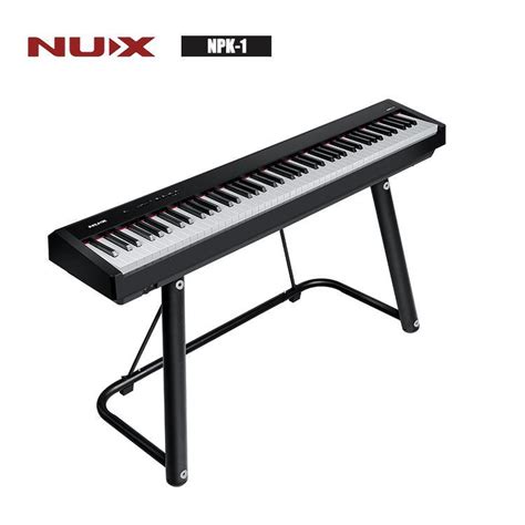 Nux 88 Keys Black Portable Digital Piano NPK 1 Digital Piano And