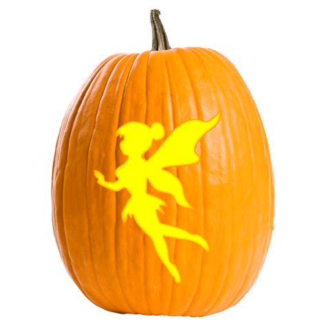 Printable Tinkerbell Pumpkin Stencils