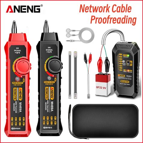 🔥ส่งไวจากไทย🔥ANENG M469A เครื่องวิเคราะห์เครือข่ายสายเคเบิล RJ45 RJ11 ...