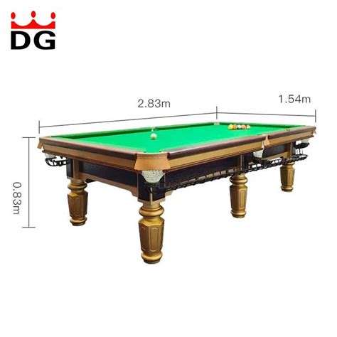 Factory Wholesale Superior Billiard Table Black 8 Foot 9FT Pool Table