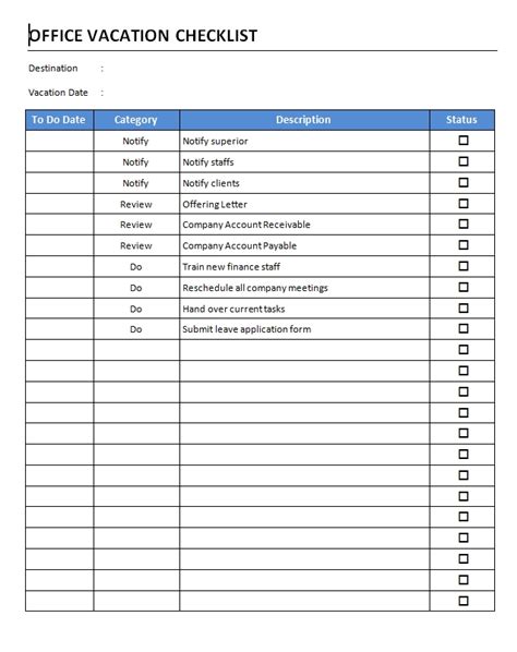 New Office Setup Checklist Template Hot Sex Picture