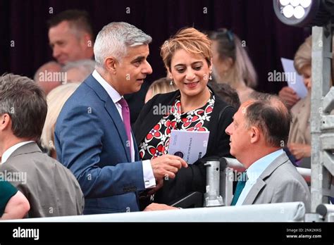 mayor  london sadiq khan   wife saadiya ahmed arrive