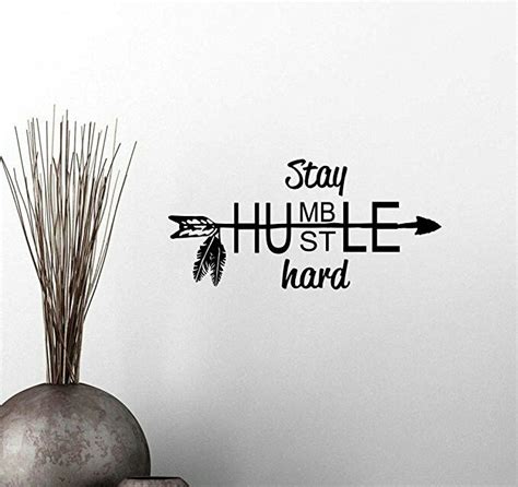 Wall Stickers Murals Vinyl Wall Decals Trust Words Stay Humble