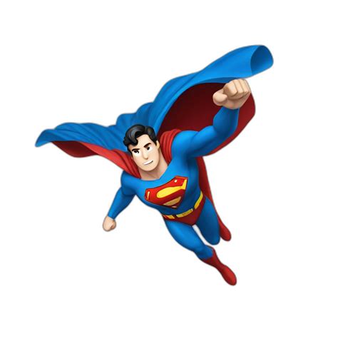 Illustration of superman flying in the sky on Craiyon - Clip Art Library