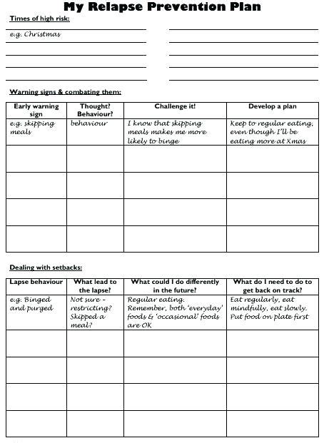 Emotional Health Worksheets