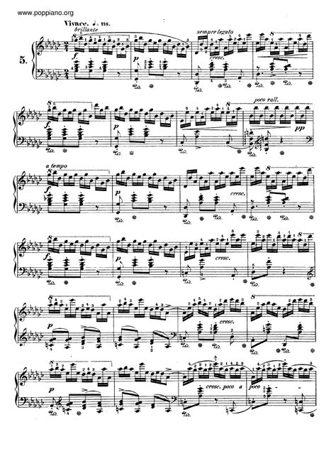 Chopin Op Etude No Black Keys Sheet Music Pdf Free Score