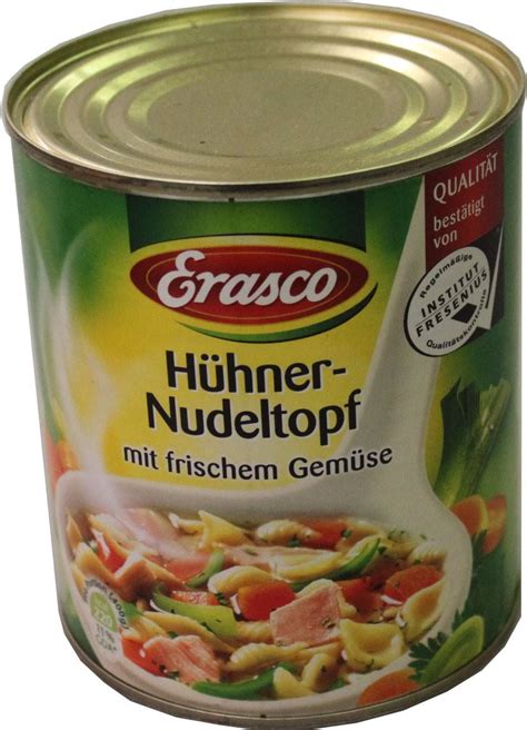 Erasco Hühner Nudeltopf 800g saymo de Lebensmittel Online kaufen