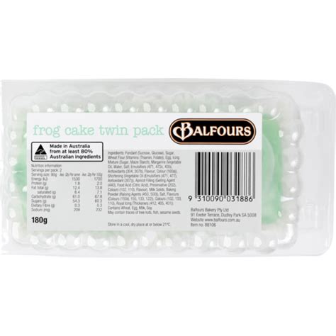 Balfours Green Frog Cake 2 Pack 180g Drakes Online Shopping Castle Plaza