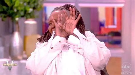 The View’s Whoopi Goldberg Covers Face In Disgust After Co Host Alyssa S Wild Ment The