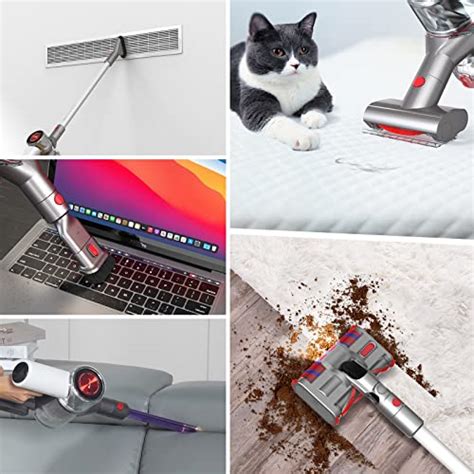 10 in 1 Cordless Vacuum Cleaner & LED Screen - Redroad 26.5Kpa Powerful Stick Vacuum, Double ...