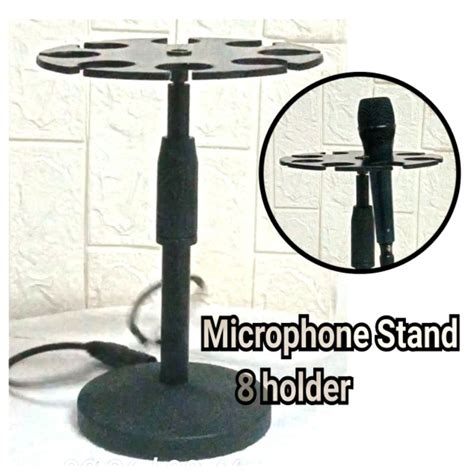 Jual Stand Mic Meja Kaki Bulat Besi Holder Microphone Shopee Indonesia