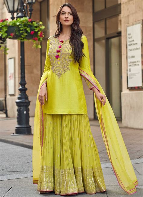 Latest Sharara Suits Designs For Women