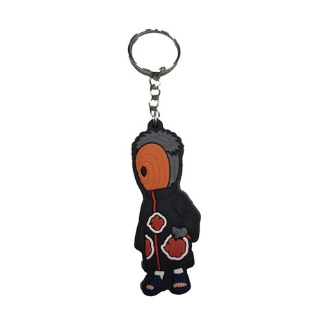 Chaveiro De Borracha Tobi Obito Uchiha Naruto Shippudem Anime Manga