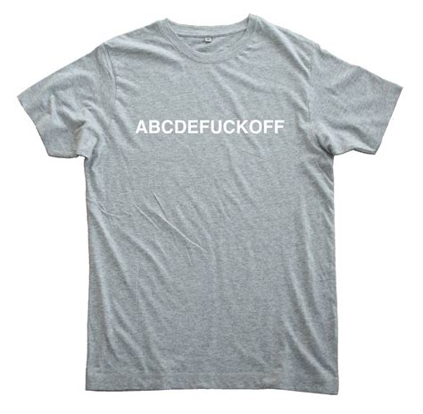 T Shirt Fuck Off Alphabet Love You Screen Printing Acab Blood Hardcore Ink Antifa Hipster Tattoo