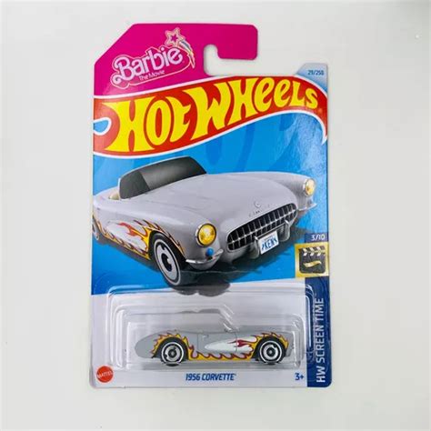 Hot Wheels Corvette Barbie Ken Cinza Screen Time A MercadoLivre