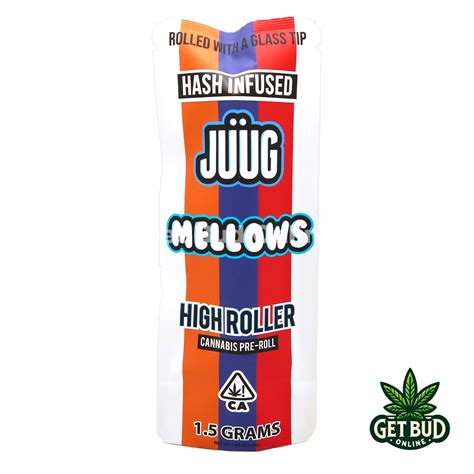 Juug Hash Infused Pre Rolls 1 5g Mellows Get Bud Online Usa