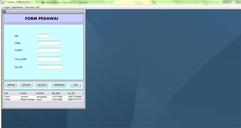 Aplikasi Penggajian Karyawan Java Netbeans Efescom