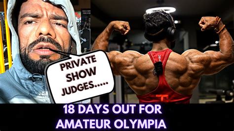 PRIVATE SHOW JUDGES UNSTOPPABLE SID AMATEUR OLYMPIA PREP SERIES E YouTube
