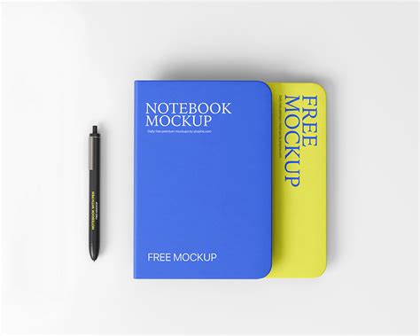 Free Pen Notebook Mockup Mockuptree