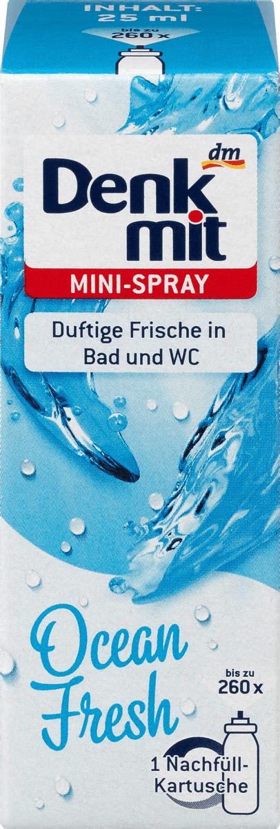 Denkmit Ocean Fresh osvježivač zraka u spreju refill 25 ml trajno