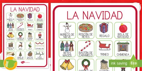 P Ster Din A Vocabulario La Navidad Teacher Made