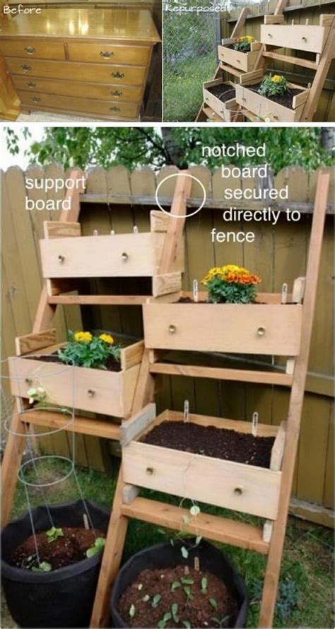 Repurpose Dresser Drawers Into A Veggie Garden Small Space Gardening