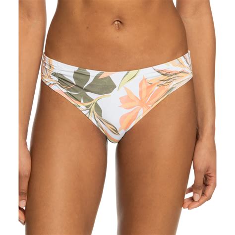 Roxy Bikini Bottom Pt Beach Classics Hipsterbasic Bright White Subtly